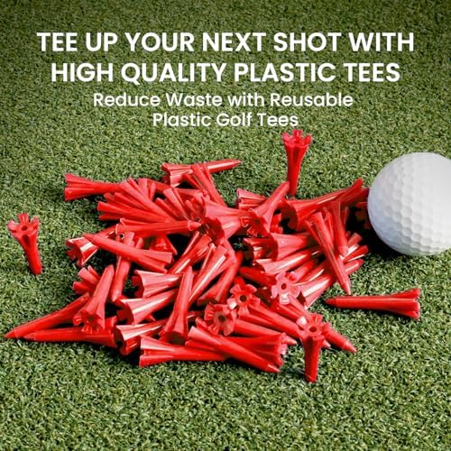 Golf Tees 5 Prong Design Plastic Short Golf Tees 1 1/2 Inch Bulk - Image 6