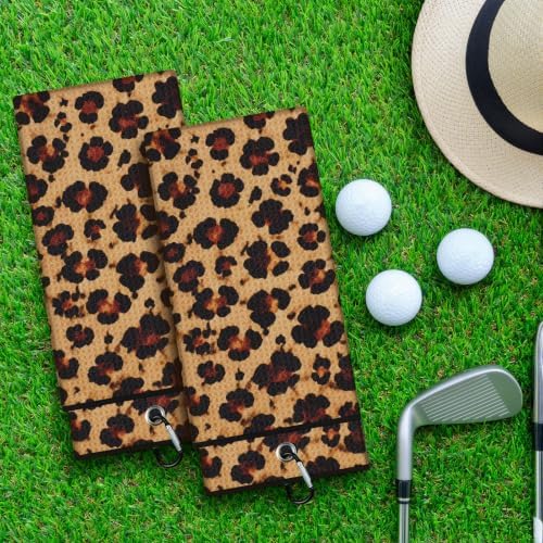 Mindsoft 2 Pieces Funny Golf Towel Microfiber Embroidered Ball Towels - Image 6