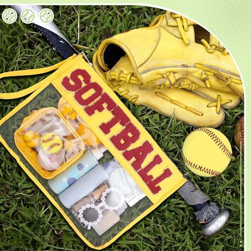 Hillban 2 Pcs Softball Gift Girl Snack Bag Softball Accessories - Image 3