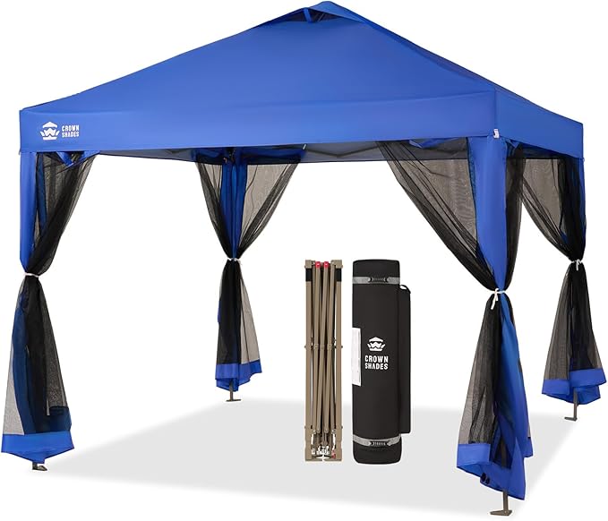 CROWN SHADES Gazebo 10x10 Pop Up Canopy by Unknown