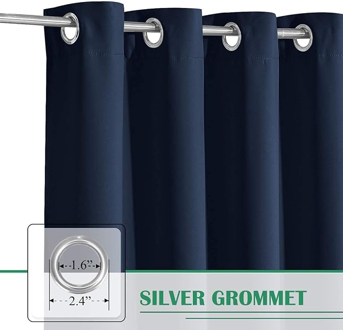 Deck Curtains Outdoor Waterproof Blackout Curtain Panel - Image 2