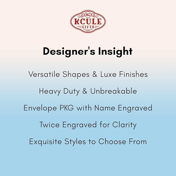 Personalized Luggage Tags for Suitcases - Stainless Steel Custom Luggage Tags for Backpacks & Bags, Sturdy, Waterproof & Heavy Duty (Blue/Round)