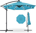 Best Choice Products 10ft Solar LED Offset Cantilever Hanging Market Patio by Unknown