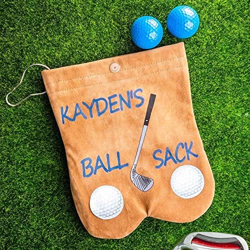 NICEDREAM Custom Name Golf Bag Golf Pouch Sack Personalized Golf Gifts - Image 2