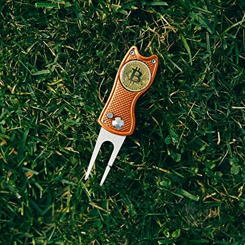 Bitcoin Golf Divot Tool, 3-in-1 Multitool, Magnetic Ball Marker - Image 6