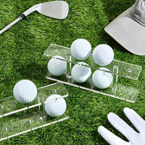 Silipull 1 Pc Golf Ball Display Rack 8 Balls Clear Acrylic Golf Case Holder - Image 5