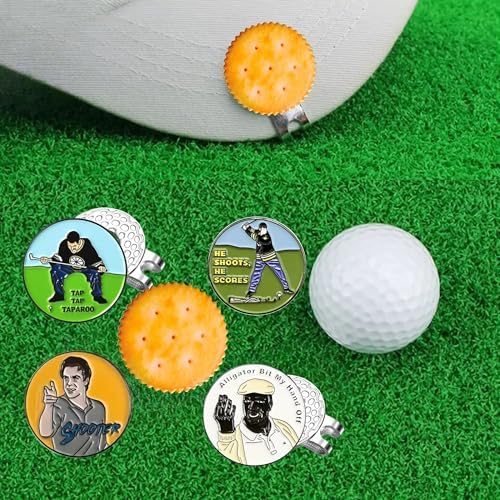 Cracker Golf Ball Marker, Premium Golf Accessories & Funny Golf Gifts - Image 3