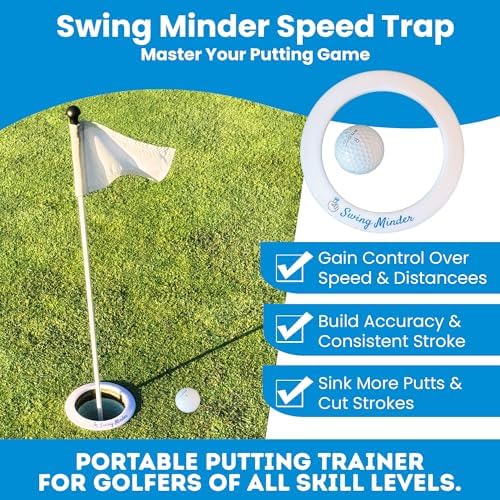 Swing Minder Speed Trap Putting Ring, 4.25" Golf Putting Target - Image 2