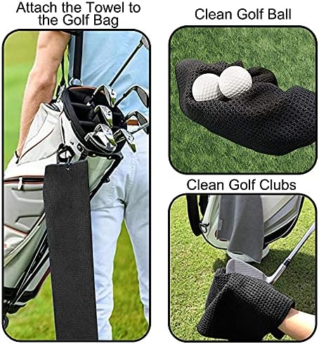 DYJYBMY Swing Swear Repeat Funny Golf Towel, Golf Accessories - Image 5