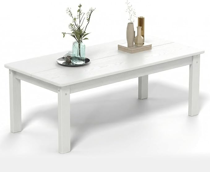 Adirondack Coffee Table, All-Weather HDPE, | 47.2" x 22.7" x 17", 304 stainless by nevilywood