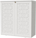 Outdoor Storage Cabinet Waterproof, Resin 62 Gallon Deck Box by KINYING