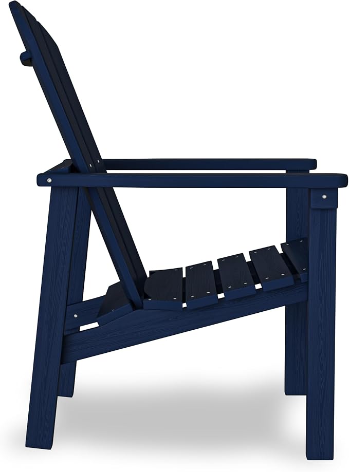 Compact Stackable Adirondack Chairs, All Weather HDPE, All-Weather - Image 8