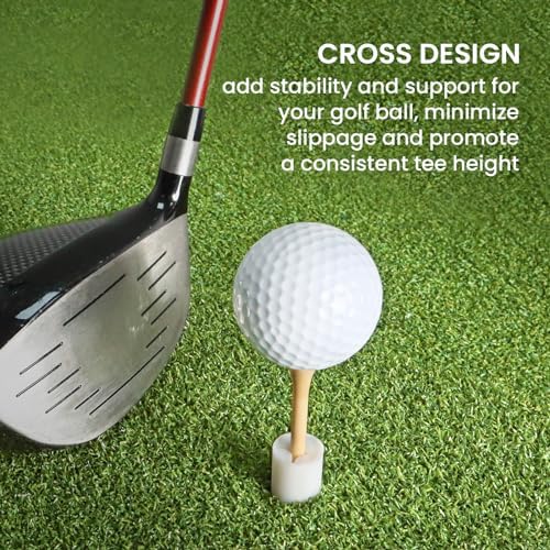 FINGER TEN Rubber Golf Tees for Mats Driving Range 5 Pack - Image 4