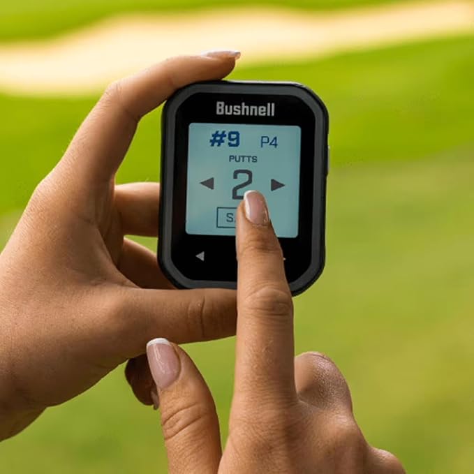 Bushnell Golf Phantom 3 Slope GPS Handlheld (Black) | 38,000+ Courses, Slope Compensation, Hazard Info, Distance Calculator, Scorekeeping, Magnet Mount, Touchscreen | Signature Series Power Bundle