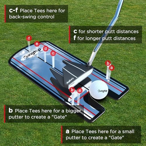 KINGTOP Golf Putting Mirrors for Alignment and Stroke Training - Image 5