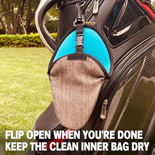 Golf Club Cleaner & Ball Cleaning Bag, Original Three-Layer Fabric Waterproof - Image 6
