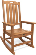 THOEOE Outdoor Rocking Chairs, Oversized Patio Rocking Chair | HDPE Outdoor by THOEOE