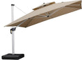 PURPLE LEAFCantilever Patio Umbrellas 12' x 12' Large Double Top, 3-Yr by PURPLELEAF