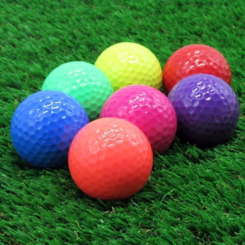 Colored Golf Balls 8pcs Practice Mini Balls Fun Set - Image 5