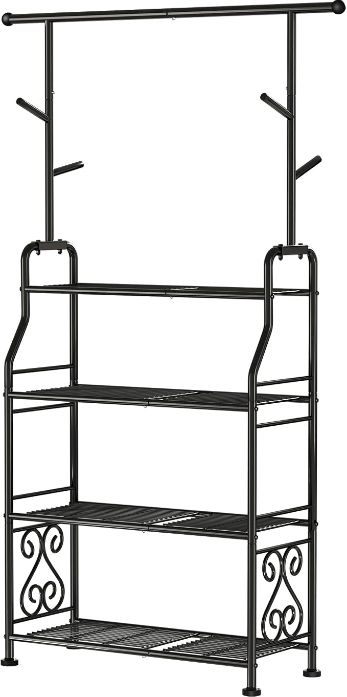 GIOTORENT Plant Stand Indoor Outdoor, 4-Tier Heavy Duty Metal Shelves, Display - Image 7