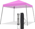 10x10FT Slant Leg Pop Up Canopy Tent, Portable Outdoor Shelter | 10x10FT Base by Oneofics