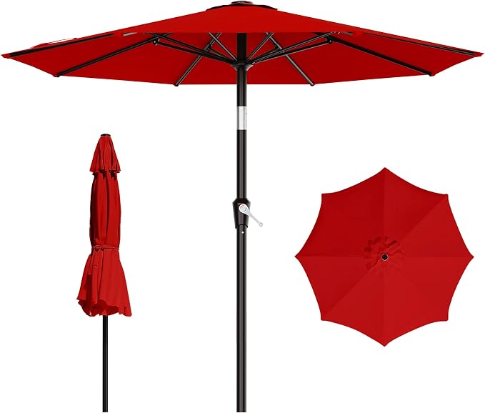 9 FT Patio Umbrella for Outdoor, Outdoor Table Umbrella by AreShark