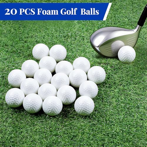 20 Pack Practice Golf Balls, 41mm Foam Golf Balls, Limited Flight Design - Image 6