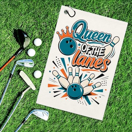 Bowling Queen Sports Golf Towel - Image 6