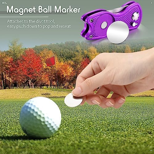 Skylety 4 Pcs Golf Divot Repair Tool Foldable - Image 6