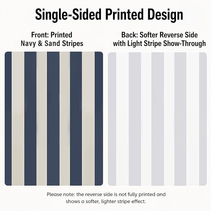 2 Panels Outdoor Stripe Curtains - Image 6