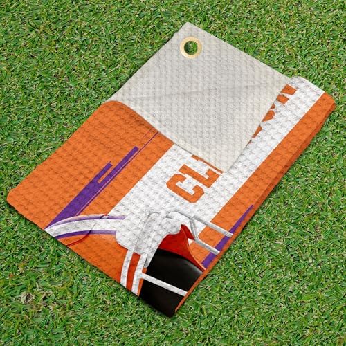 Northwest NCAA Golf Towel, Official Licensed Microfiber Waffle Fabric, - Image 2