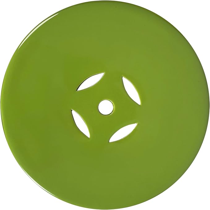 JONATHAN Y Lucky Coins 16" Ceramic Garden Stool Side Table, Matte Green | - Image 9