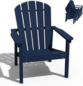 Compact Stackable Adirondack Chairs, All Weather HDPE, All-Weather by nevilywood