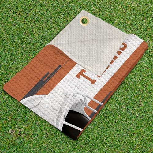 Northwest NCAA Golf Towel, Official Licensed Microfiber Waffle Fabric, - Image 2