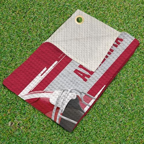 Northwest NCAA Golf Towel, Official Licensed Microfiber Waffle Fabric, - Image 2