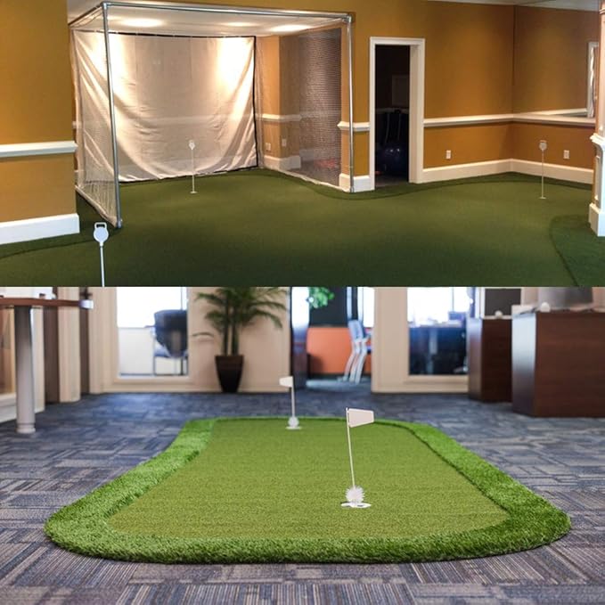 Pro Putting Green Golf Artificial Grass Turf 5FTX65FT， Indoor Outdoor Golf Training Mat, Synthetic Fake Grass for Baseball Football Gym Sports