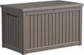 PatioZen 280 Gallon Resin Deck Box, Lockable Patio Outdoor Storage Box by OutdoorLivingPerfected