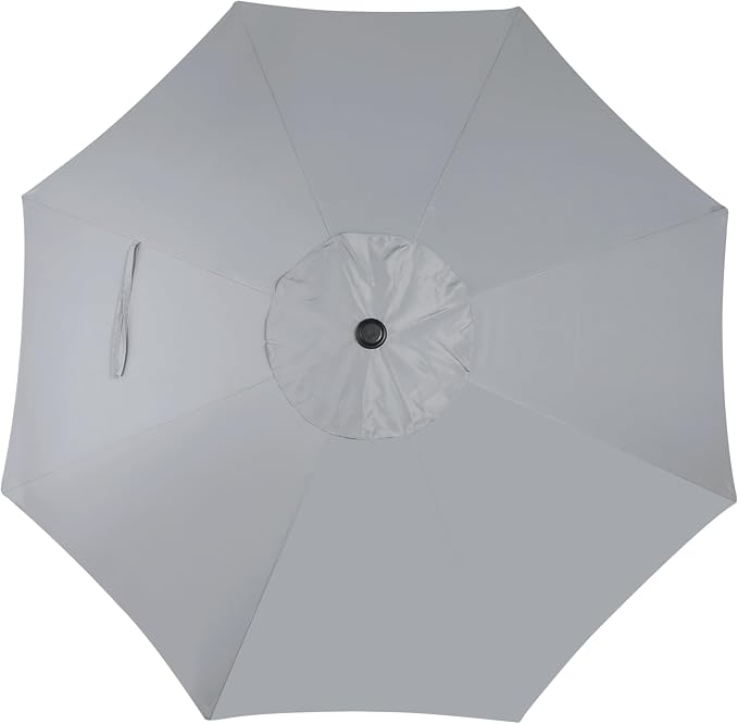 9' Outdoor Patio Umbrella, Outdoor Table Umbrella, Yard Umbrella, Market - Image 3