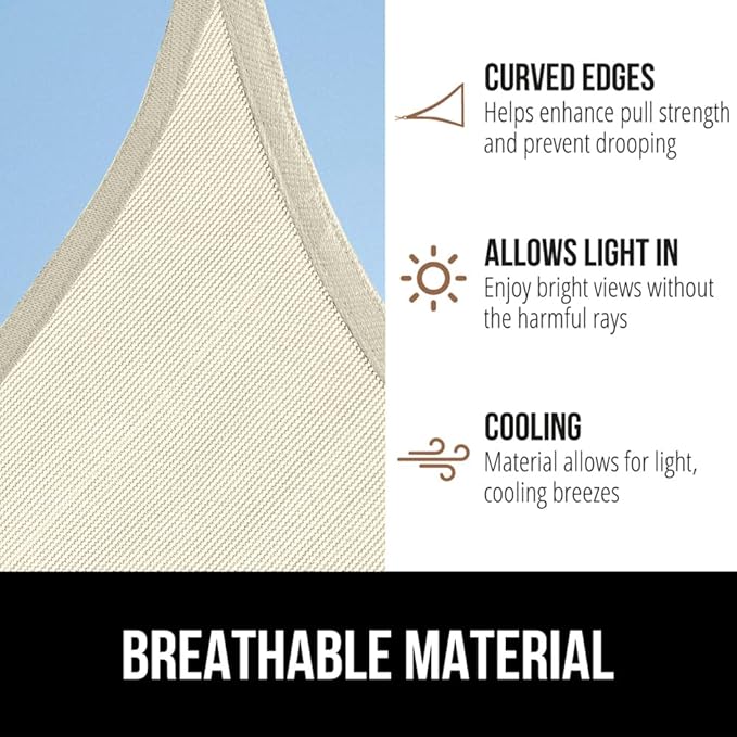 GORILLA GRIP Heavy Duty Sun Shade, UV Protection Fade Tear and Rust Resistant - Image 5