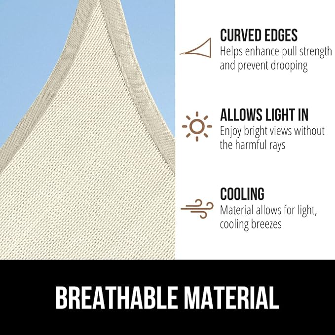GORILLA GRIP Heavy Duty Sun Shade, UV Protection Fade Tear and Rust Resistant - Image 5