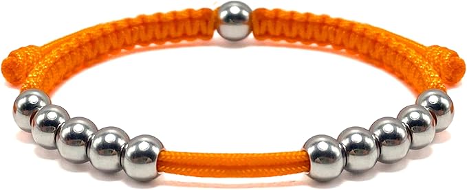 LAMIBEE Golf Stainless Steel 10 Beads Score Counter Bracelet, Golf Stroke Count Bracelet, Resizable and Easy to Adjust Golf Round Scoring Tracker, Durable and Stylish Golf Accessory