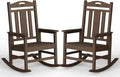 Oversized Outdoor Rocking Chairs, High Back Patio Rockers by CIOKEA
