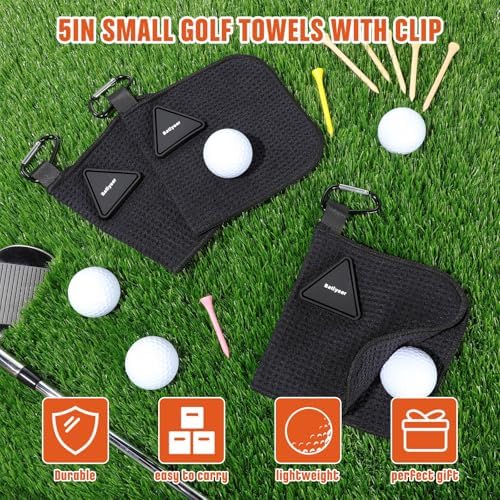 Batiyeer 3 Pack Small Golf Towels - Image 6