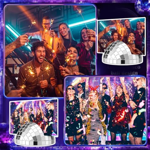 Leinuosen 24 Pcs Disco Ball Place Card Holders Photo Stand - Image 6