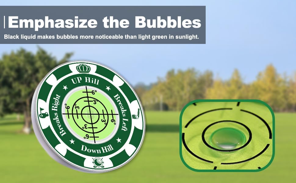 2 Pack Golf Green Reader, Ball Marker - Image 2