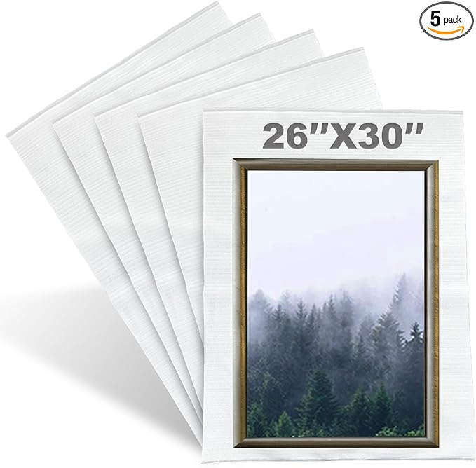 5 Pack 26x30in Cushion Foam Pouches Moving Packaging Supplies Shockproof