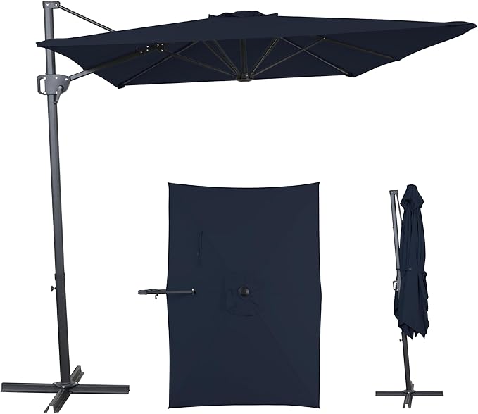 10FT Outdoor Offset Umbrella, Cantilever Patio Umbrella by AEOutdoorUSA