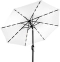 Best Choice Products 10ft Solar Polyester LED Lighted Patio Umbrella w/Tilt by Unknown