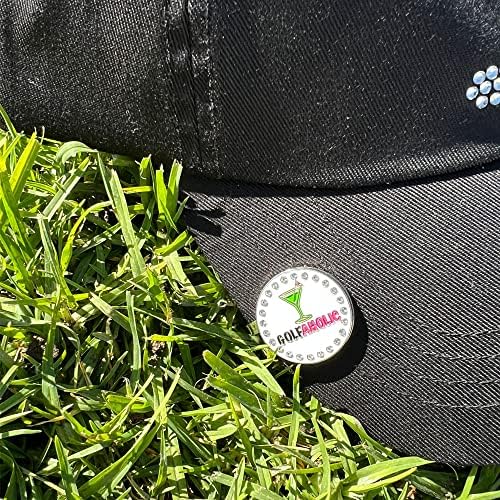 Giggle Golf Happy Hour Bling Golf Ball Marker - Image 5
