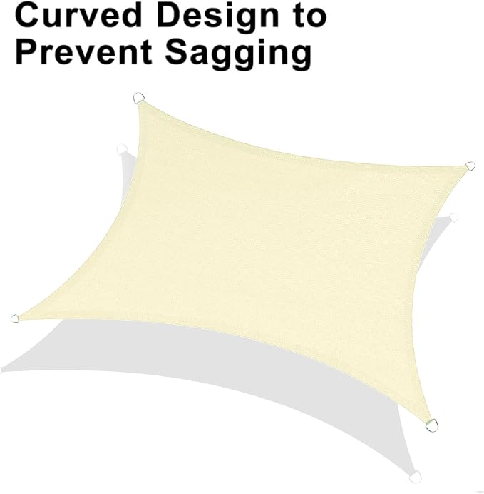 LOVE STORY Custom Size 8' x 15' Sun Shade Sail - Image 6